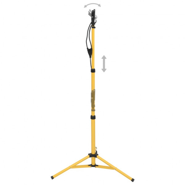 Projetor c/ iluminação LED e tripé 2x20 W branco frio M 3