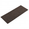 Alfombrilla autoadhesiva escalera 15 uds marrón oscuro 60x25 cm 2