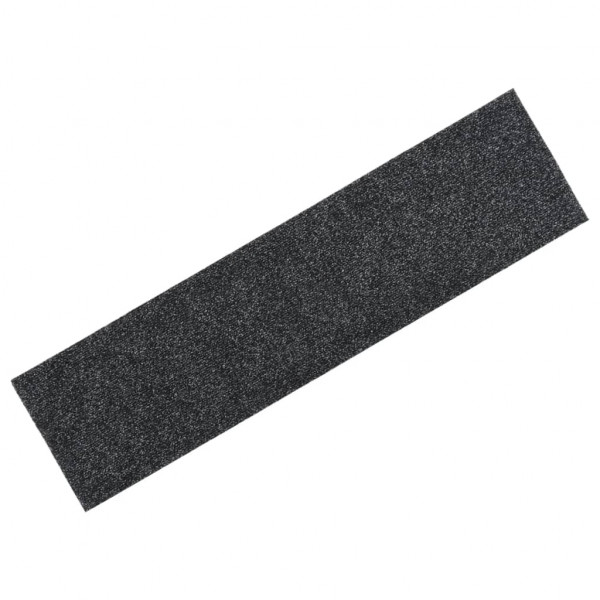 Alfombrilla autoadhesiva escalera 15 uds gris 76x20 cm M 2