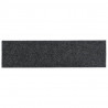 Alfombrilla autoadhesiva escalera 15 uds gris 76x20 cm 4