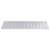 Alfombrilla autoadhesiva escalera 15 uds gris 76x20 cm 5