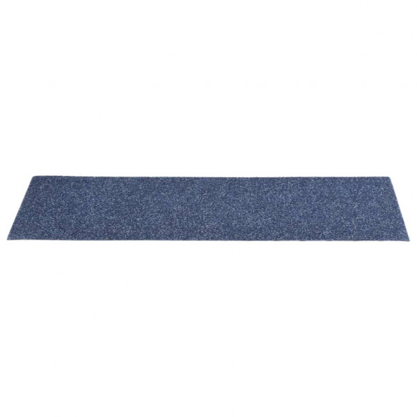 Alfombrilla autoadhesiva escalera 15 uds gris azul 76x20 cm M 3