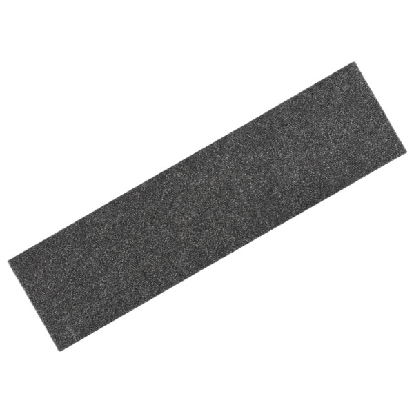 Alfombrilla autoadhesiva escalera 15 uds gris marrón 76x20 cm M 2