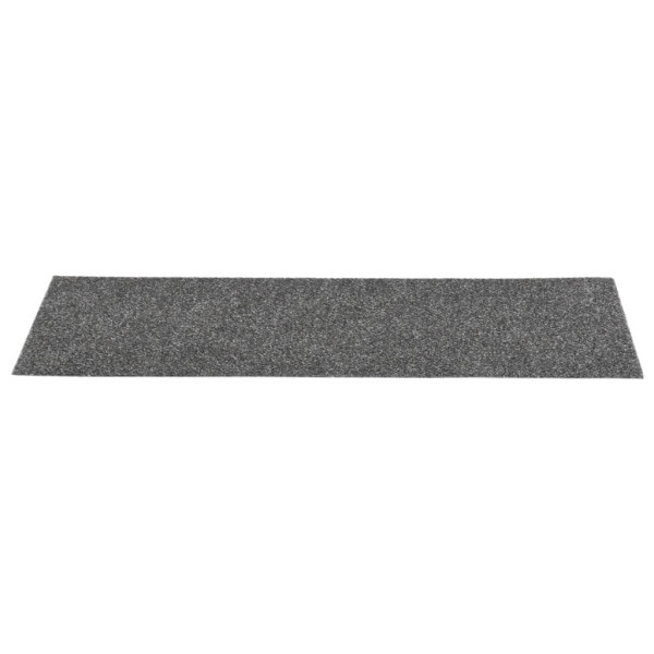 Alfombrilla autoadhesiva escalera 15 uds gris marrón 76x20 cm M 3