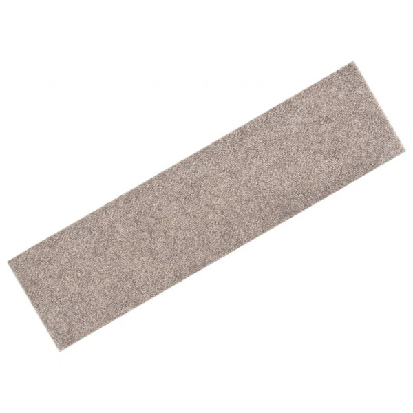 Tapetes de escada autoadesivos 15 peças 76x20 cm bege retangulares M 2