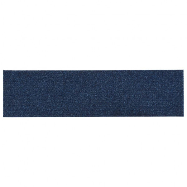 Alfombrilla autoadhesiva escalera 15 uds azul 76x20 cm M 4