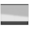 Armario de baño con espejo MDF gris antracita 80x15x60 cm 5