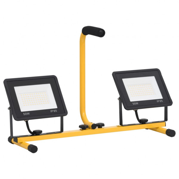 Projetor c/ iluminação LED e pega 2x50 W branco quente M 2