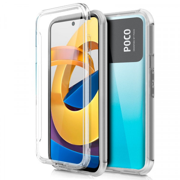 Funda COOL Silicona 3D para Xiaomi Poco M4 Pro 5G / Redmi Note 11S 5G (Transparente Frontal + Trasera) D