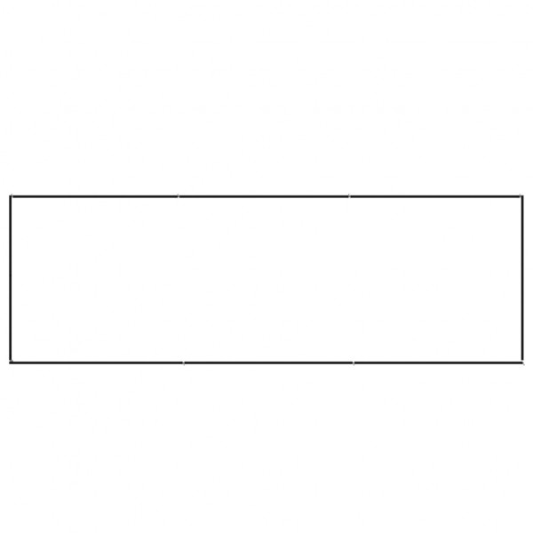 Canil para cães 3 m² aço preto M 4