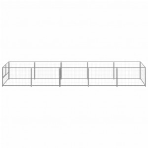 Perrera plateada 5 m² acero H