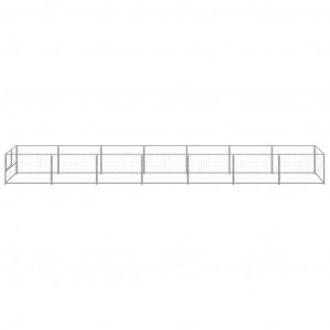 Perrera plateada 7 m² acero H