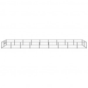 Perrera acero 18 m² negra H