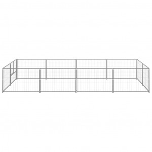 Perrera plateada 8 m² acero H