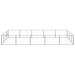 Perrera plateada 15 m² acero H