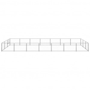 Perrera plateada 21 m² acero H