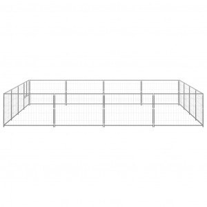 Perrera plateada 16 m² acero H