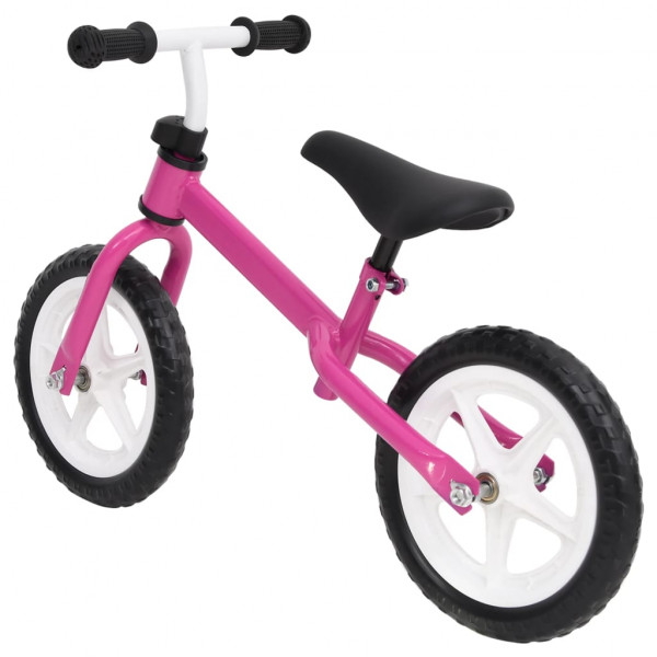 Bicicleta sin pedales 9.5 pulgadas rosa M 3