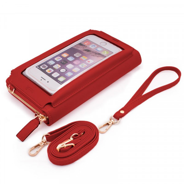 Funda Universal Bag Horizontal Hasta 6.7 pulg COOL Granate M 3