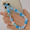 Colgante COOL Universal Smartphone Pulsera Strap Blue Stars 2