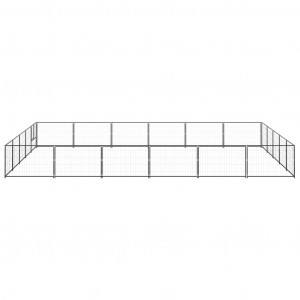 Perrera acero 30 m² negra H