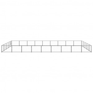 Perrera acero 45 m² negra H