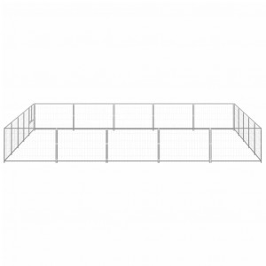 Perrera plateada 25 m² acero H