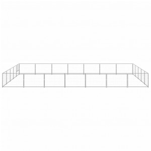 Perrera plateada 35 m² acero H