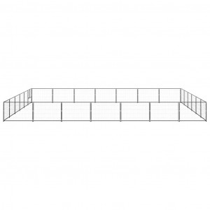 Perrera acero 42 m² negra H