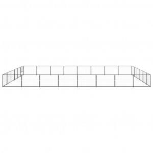 Perrera acero 48 m² negra H