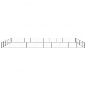 Perrera acero 60 m² negra H