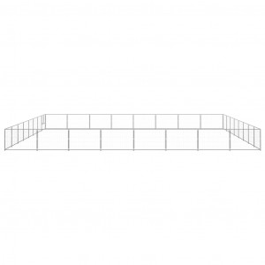 Perrera plateada 64 m² acero H