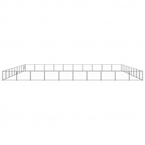 Perrera acero 90 m² negra H