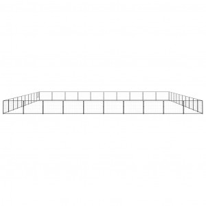 Perrera acero 100 m² negra H