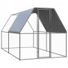 Jaula gallinero de exterior de acero galvanizado 2x4x2 m 1