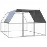 Jaula gallinero de exterior de acero galvanizado 3x4x2 m 1