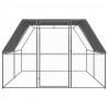 Jaula gallinero de exterior de acero galvanizado 3x4x2 m 2