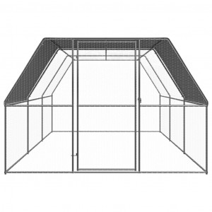 Jaula gallinero de exterior de acero galvanizado 3x6x2 m H