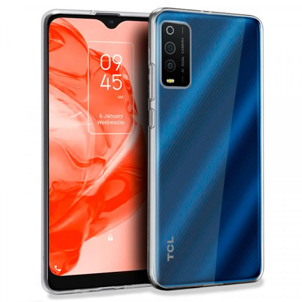 Funda COOL Silicona para TCL 205 (Transparente) D