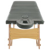 Mesa massagens c/ 4 zonas estrutura madeira 186x68cm antracite 5