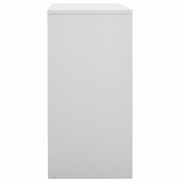 Cacifo 90x45x92.5 cm aço cinzento-claro M 3