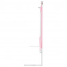 Barra de segurança p/ cama infantil tecido 200x25 cm rosa 5