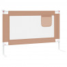 Barandilla de seguridad cama de niño taupe tela 100x25 cm 4