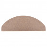 Tapetes de escada autoadesivos 15 pcs 65x22.5x3.5 cm bege 5