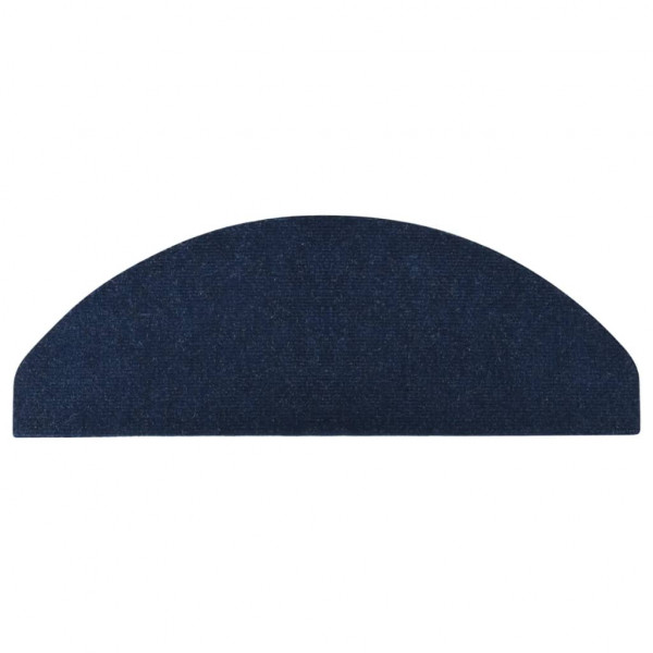 Tapetes de escada autoadesivos 15 pcs 65x22.5x3.5 cm azul M 5