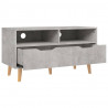Mueble para TV aglomerado gris hormigón 90x40x48.5 cm 2