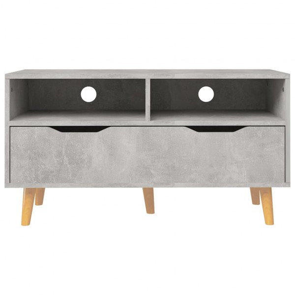 Mueble para TV aglomerado gris hormigón 90x40x48.5 cm D