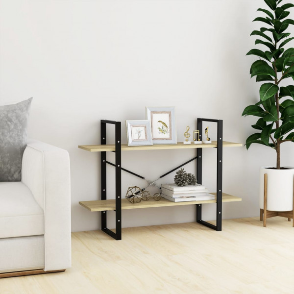 Estante c/ 2 prateleiras derivados de madeira carvalho sonoma M 3