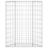 Arriate de gaviones de trapecio acero galvanizado 80x20x100 cm 3