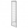 Arriate de gaviones de trapecio acero galvanizado 80x20x100 cm 4